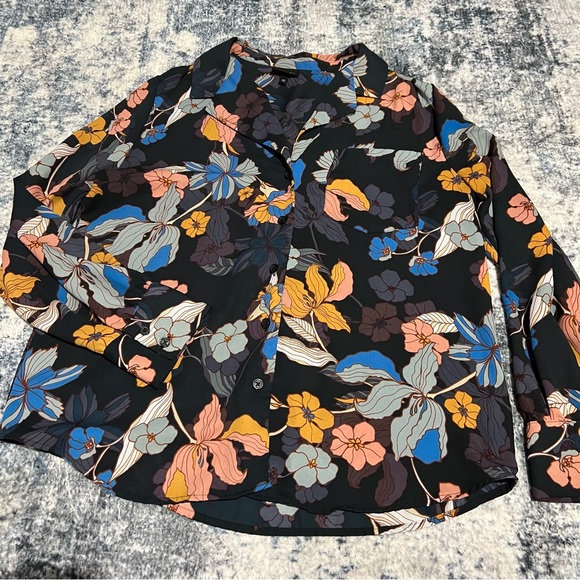 Who What Wear floral blouse - Picture 1 of 5